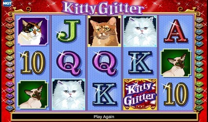 Play kitty glitter online, free